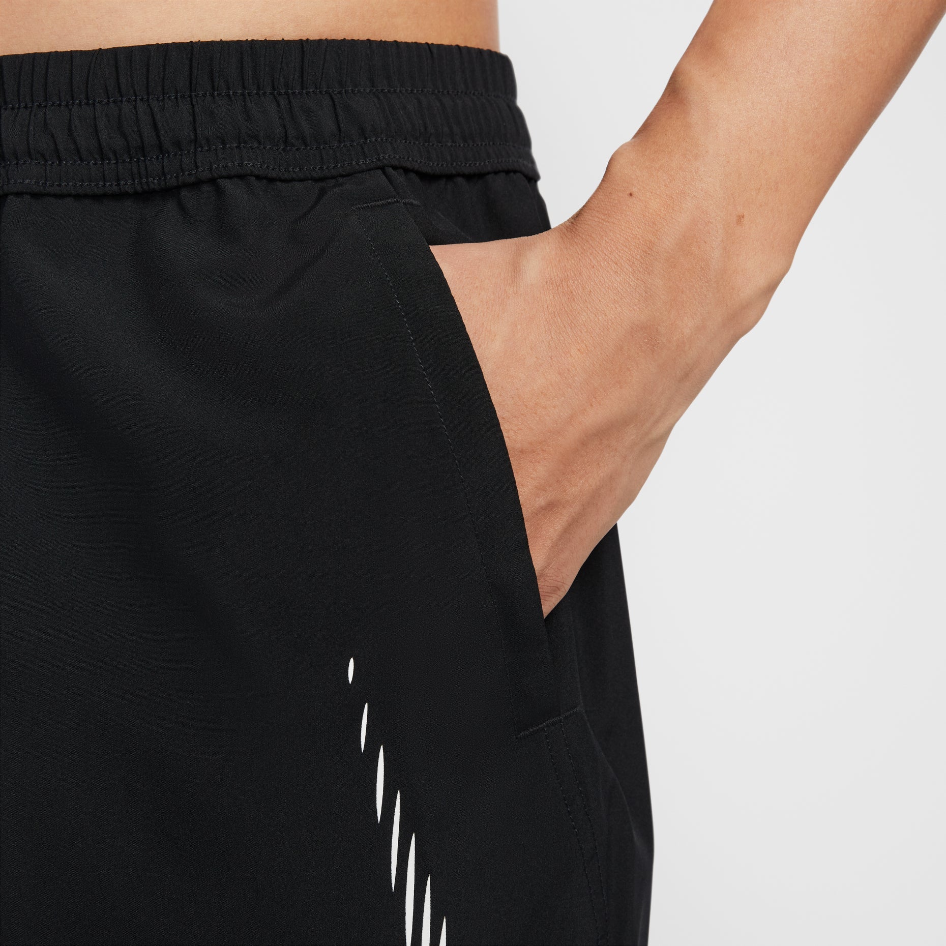 Nike Form Dri-FIT 9 Inch Unlined Versatile Shorts Asia Sizing 'Black White' HJ4046-010
