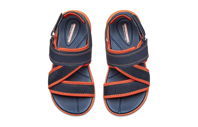 (GS) Skechers Supreme 'Grey Orange' 92222L-NVOR