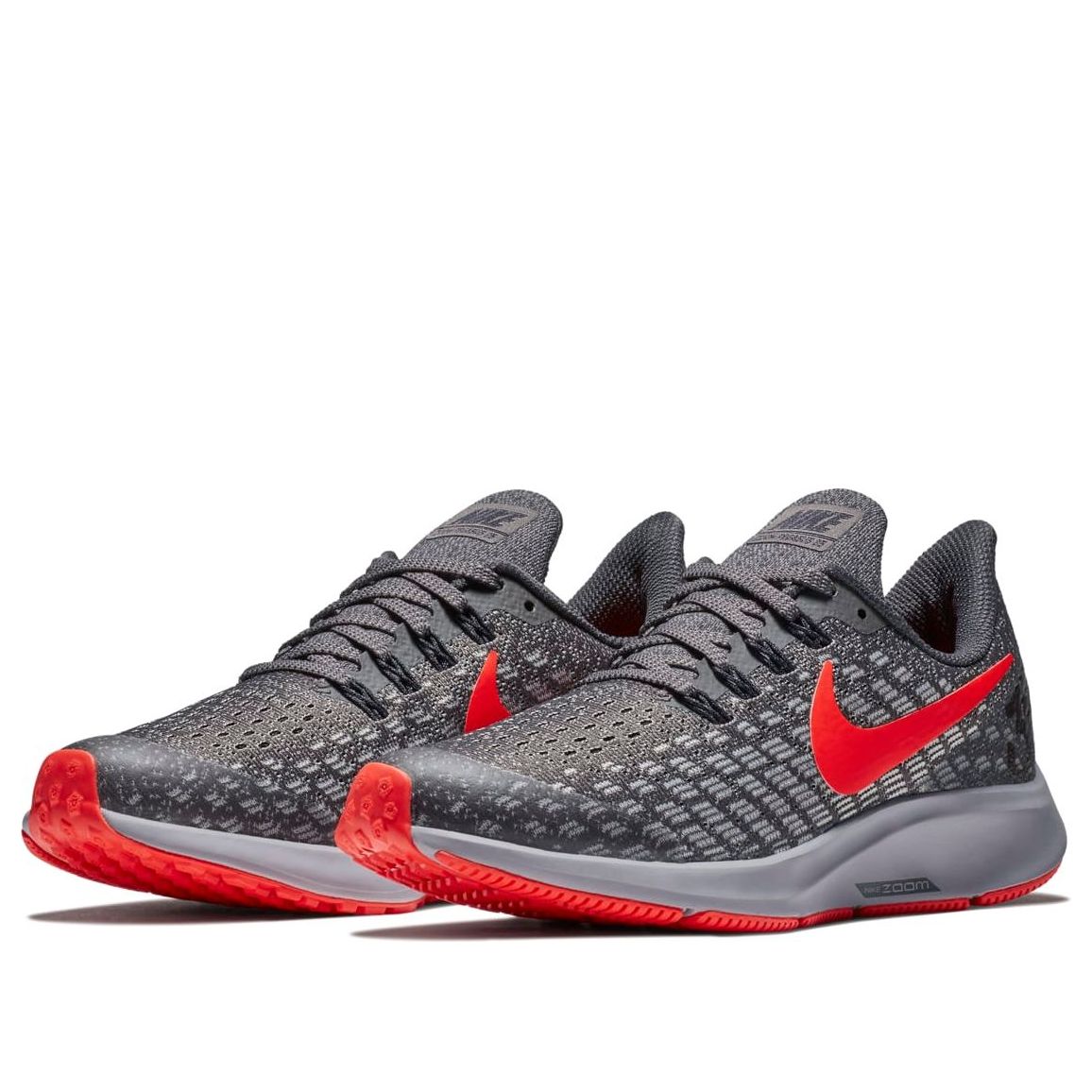 (GS) Nike Air Zoom Pegasus 35 'Grey Bright Crimson' AH3482-002