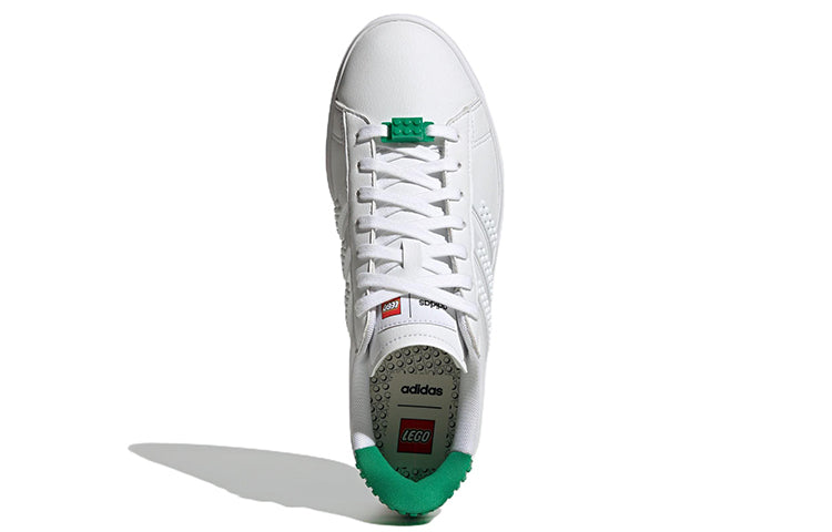 adidas x LEGO 2.0 Grand Court 'White Green' GW7177