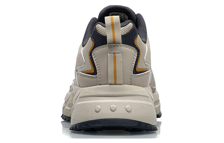 Li-Ning Retro Running Shoes 'Yellow Beige' ARLQ001-7