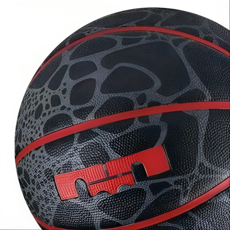 Nike LeBron XII Playground Ball Size 7 'Black Red' BB0534-066