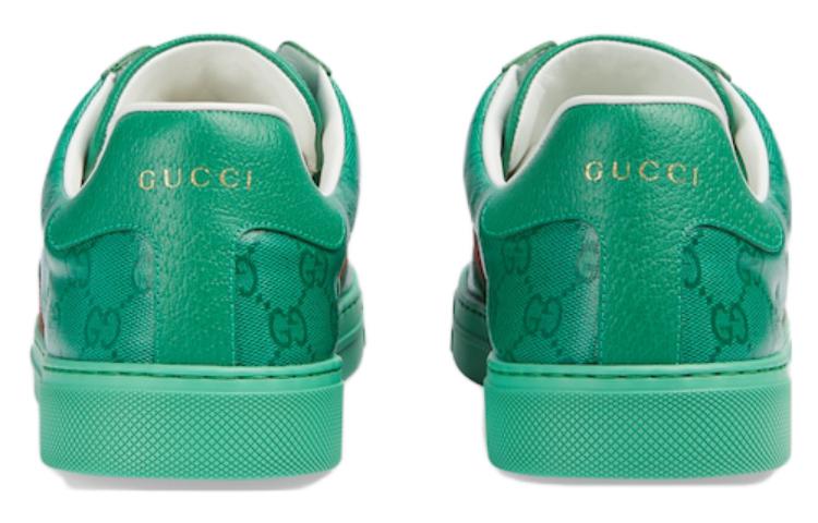 Gucci Ace GG Crystal canvas sneaker 'Green' 760775-FACRF-3751