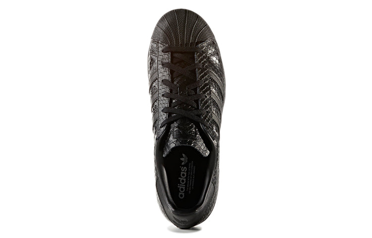 (WMNS) adidas originals Superstar SneakersShoes 'Black' S76147