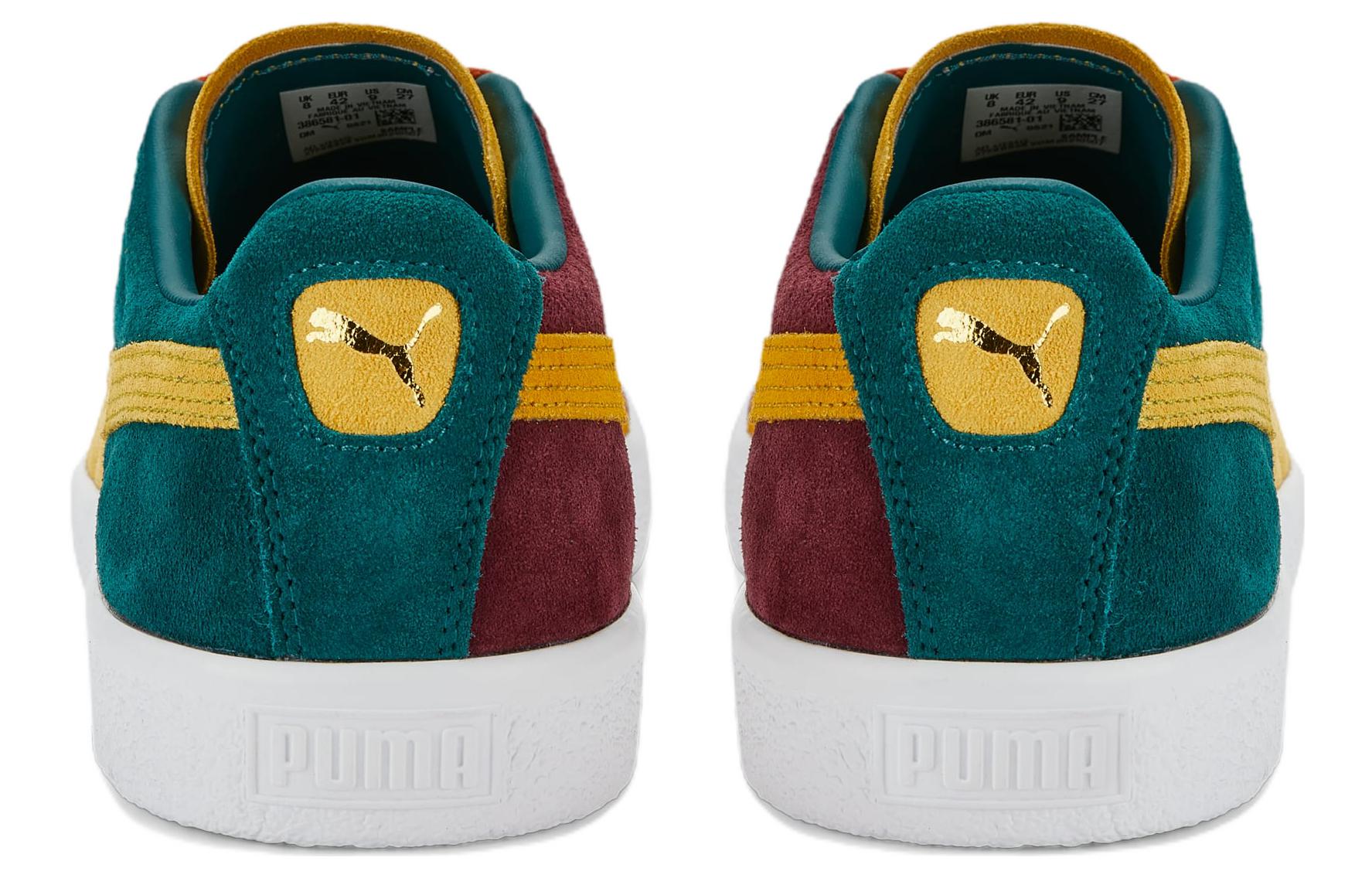 PUMA Suede VTG Teams 'Varsity Green Mustard' 386581-01