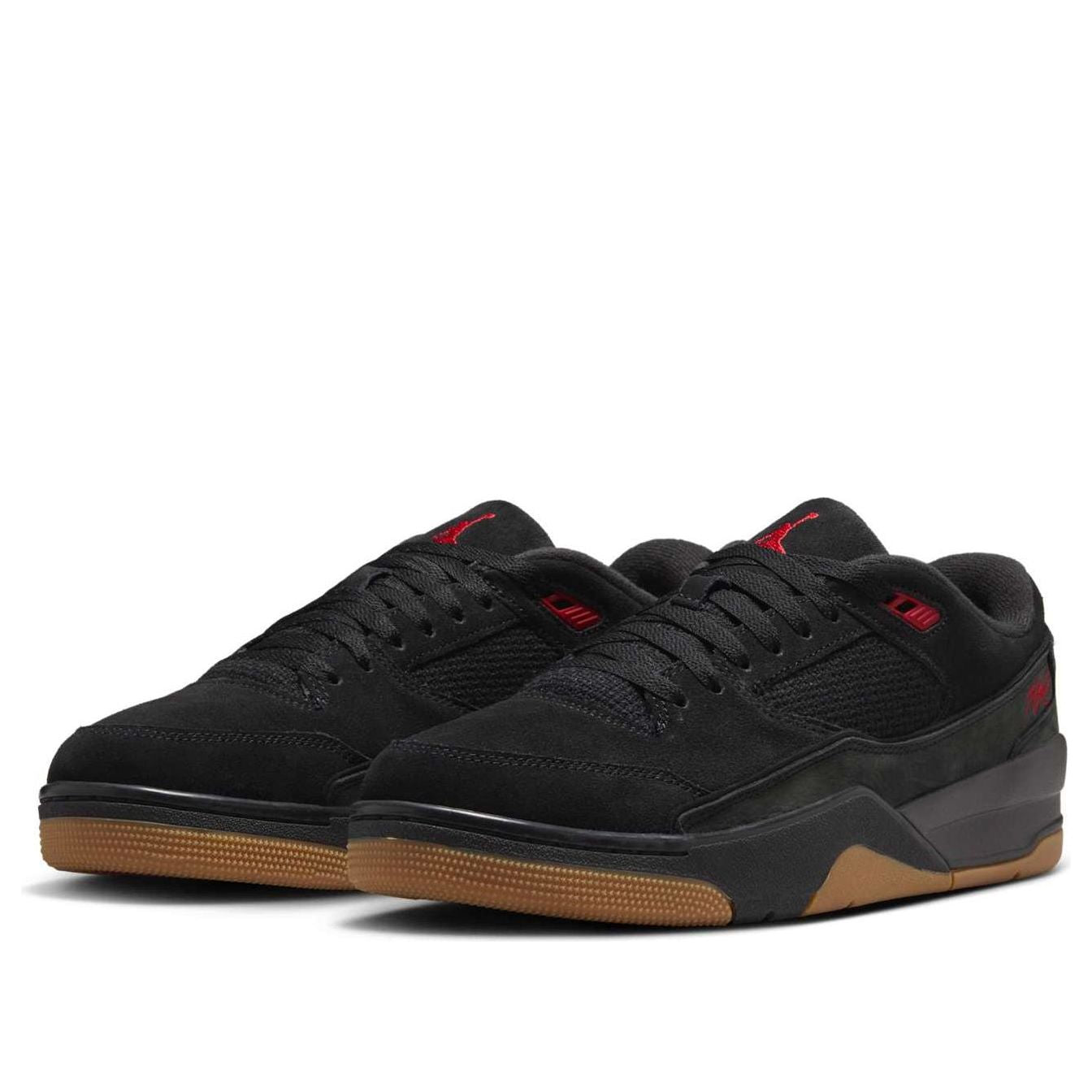 Air Jordan Flight Court 'Black Varsity Red' HF3255-001