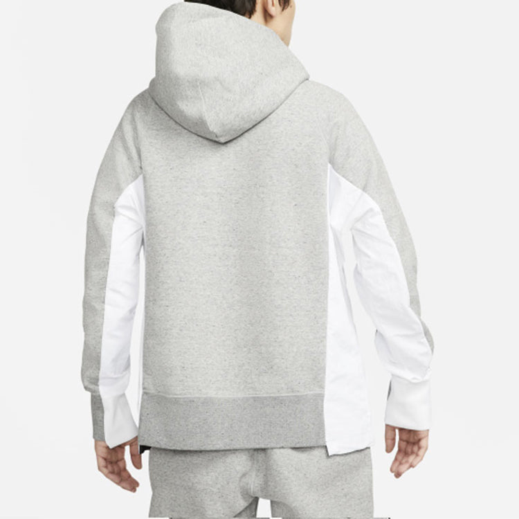 Nike x sacai Logo Hoodie Asia Sizing 'Grey' CZ4695-063