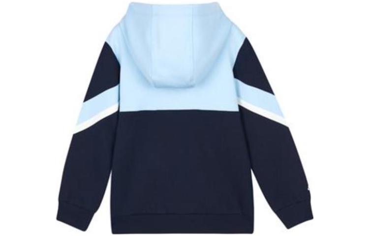 (GS) Skechers Letter Printed Hooded Casual Sports Suit 'Teal Black' P123B013