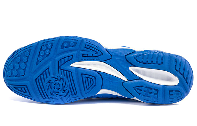 Mizuno Dynablitz Lightweight Breathable Volleyball Shoes Blue Yellow V1GA212247