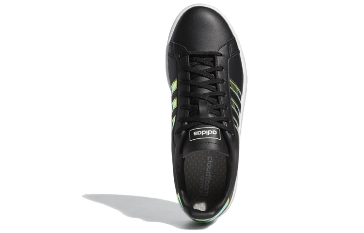 (WMNS) adidas neo Grand Court 'Black Dash Green' FW0137