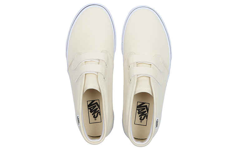 Vans Unisex Chukka EZ Mid-Top Velcro Sneakers White 6124190002013