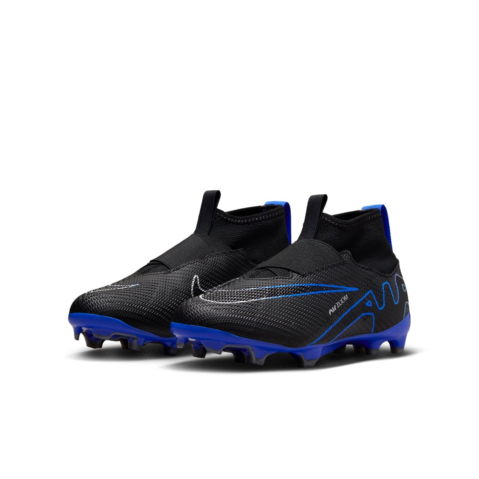 (GS) Nike Jr. Mercurial Superfly 9 Pro 'Black Hyper Royal' DJ5606-040