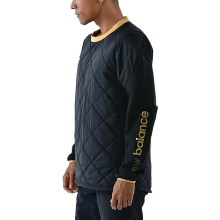 New Balance Black Out Collection Performance Filled Top Asia Sizing 'Black Gold' AMT25211-BLG