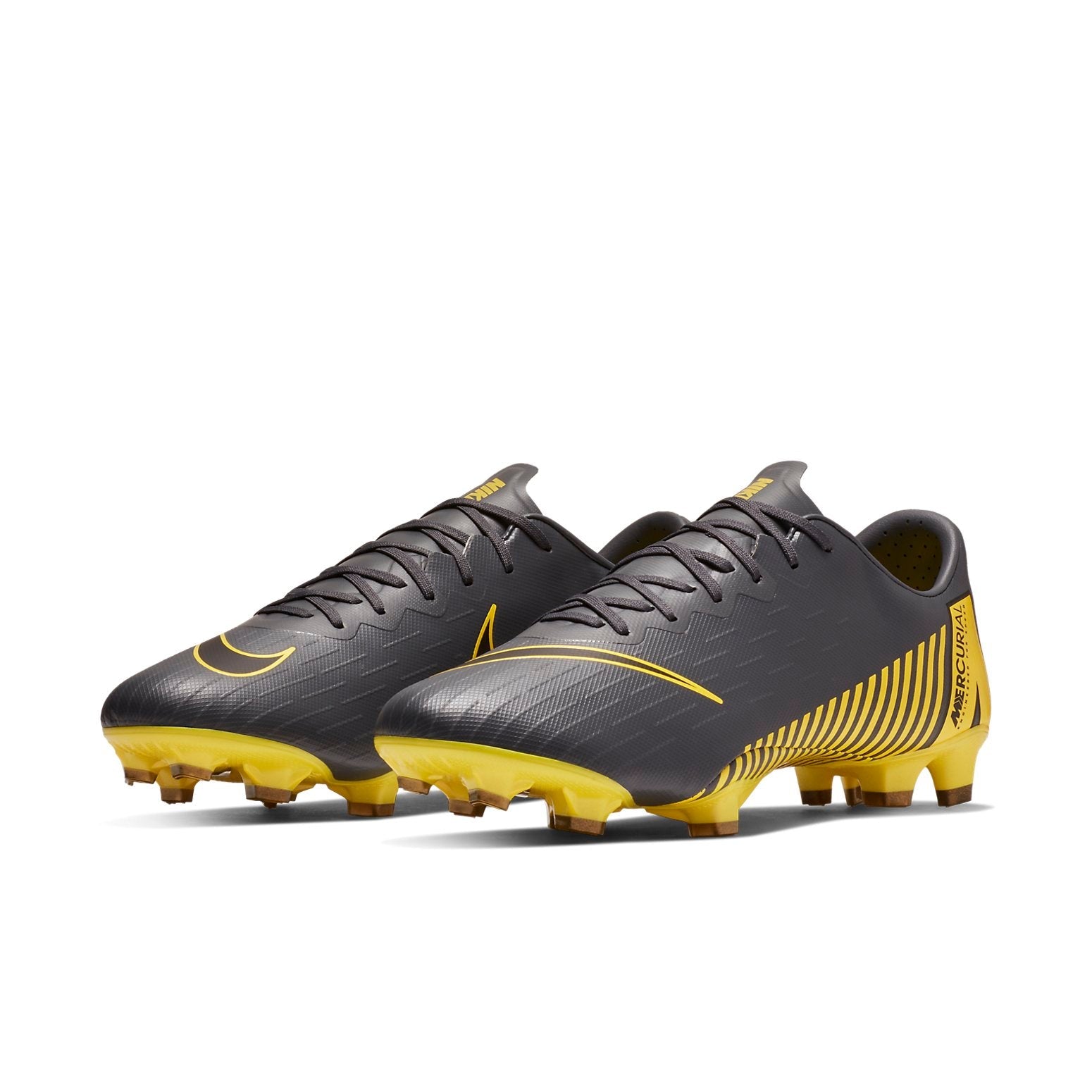 Nike Mercurial Vapor 12 Pro FG 'Dark Grey Yellow' AH7382-070