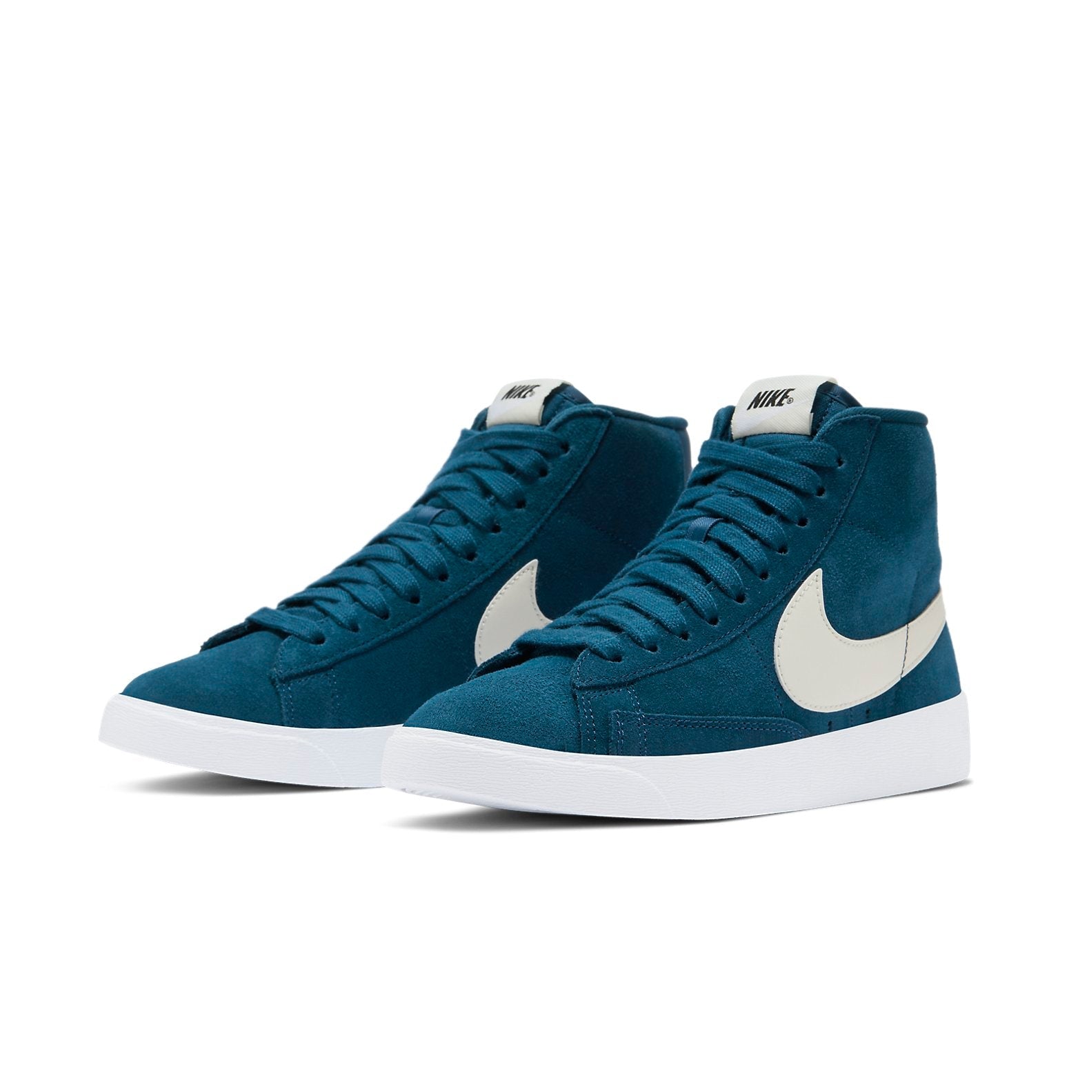 (WMNS) Nike Blazer Mid Vintage Suede 'Blue White' AV9376-403