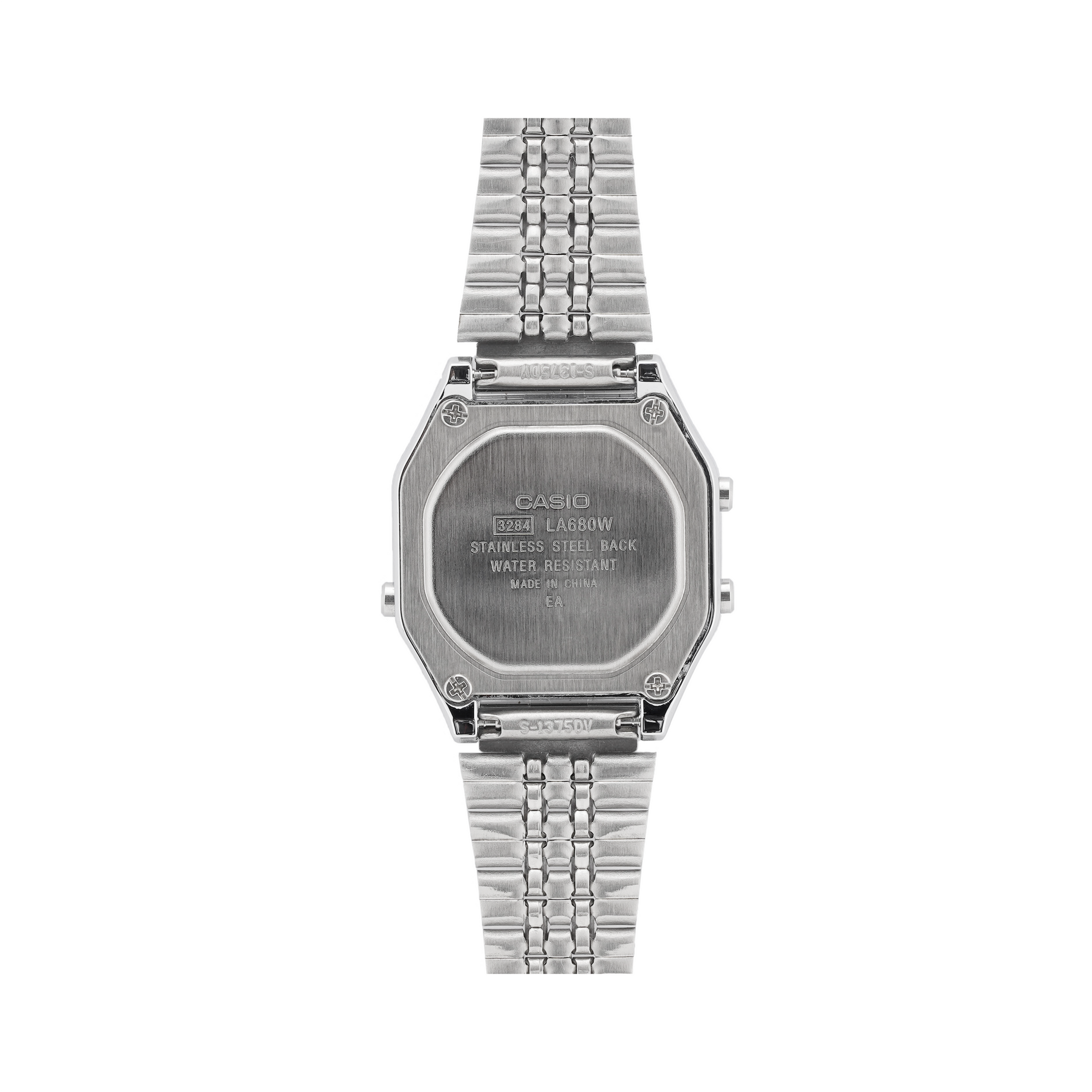 CASIO Waterproof Sports Mens White Digital LA680WA-7D