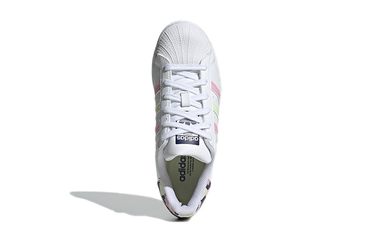 (GS) adidas Originals Superstar 'White Floral' GY3330
