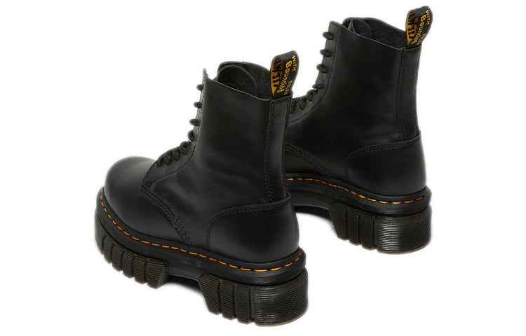 (WMNS) Dr. Martens Audrick Nappa Lux Platform Ankle Boots 'Black' 27149001