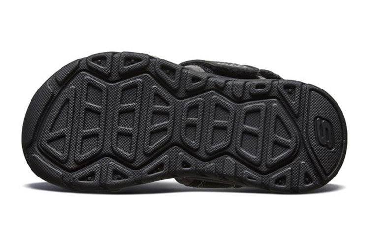 (GS) Skechers Supreme Sandals 'Black' 92222L-BKGY
