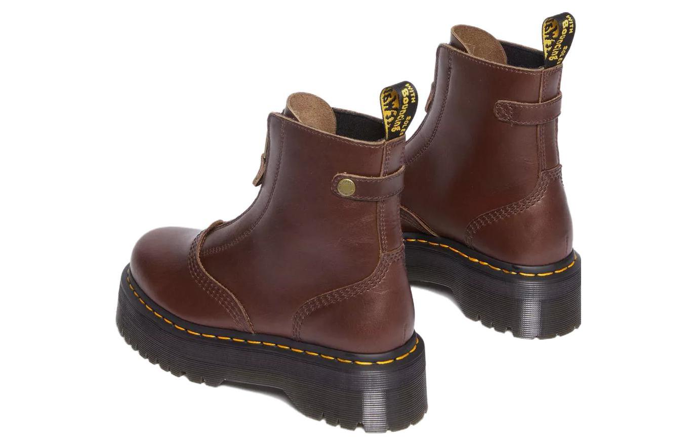 (WMNS) Dr. Martens Jetta Platform Boots 'Dark Brown' 31141201