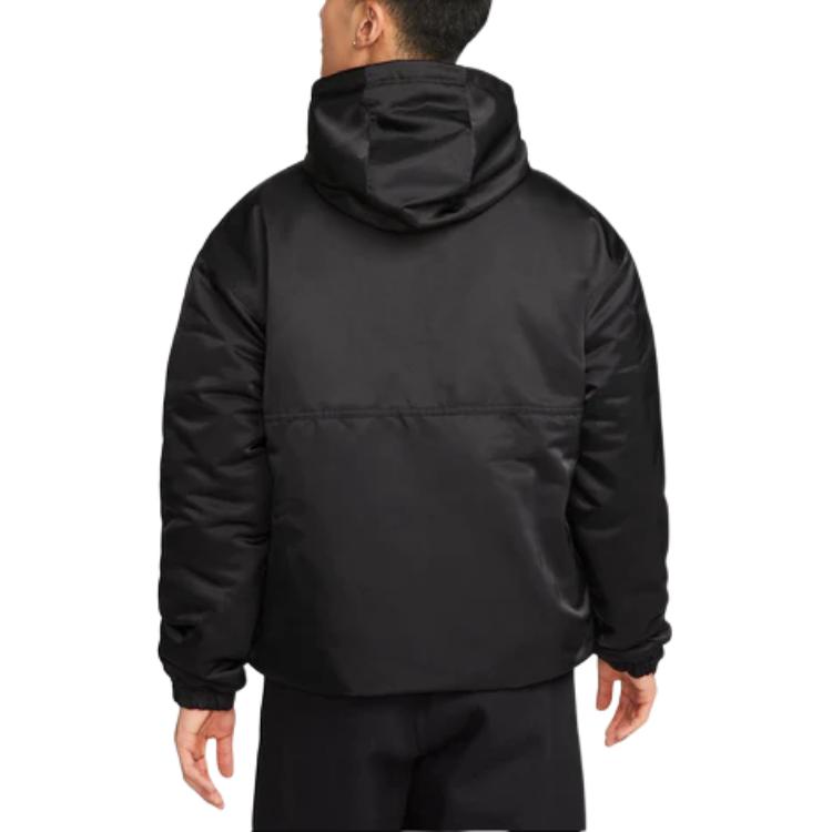 Nike NRG Solo Swoosh Satin Anorak 'Black' DR0840-010