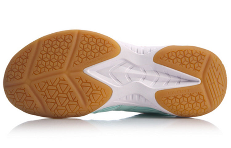 (WMNS) Li-Ning Sound Badminton Training Shoes 'White Mint Pink' AYTQ036-3
