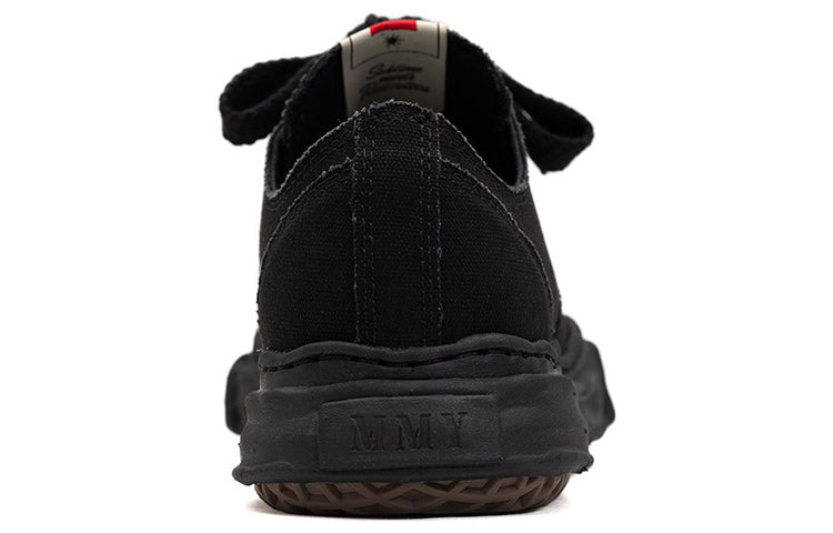 Maison MIHARA YASUHIRO PETERSON OG Sole Canvas Low-top Sneaker 'Black' A01FW702-BLKBLK