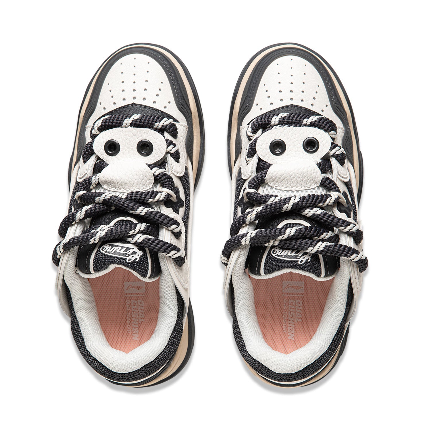 (WMNS) Li-Ning Journey 2.0 'White Black Beige' AGCU092-7