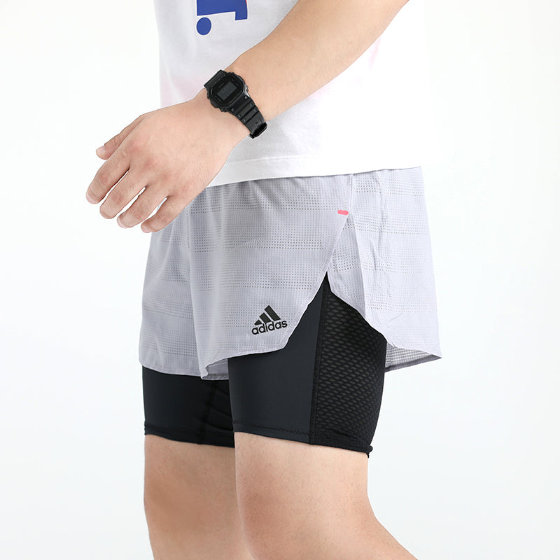 Men's adidas Woven Sports Gray Black Shorts GC8065