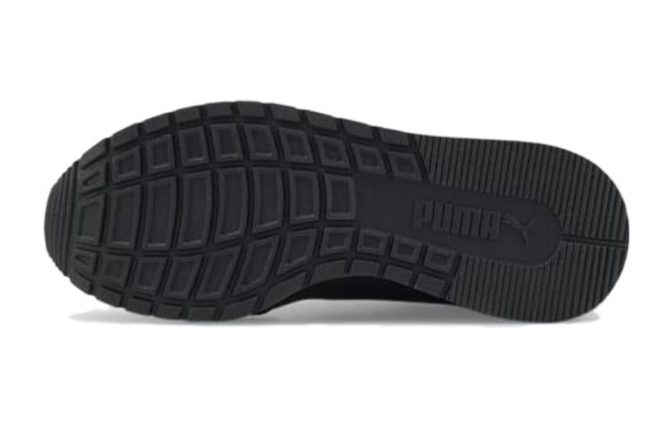 (GS) PUMA ST Runner V3 Leather Shoes 'Triple Black' 384904-01