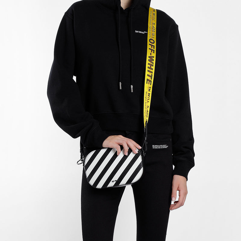 Off-White Black White Shoulder Bag Black White OWNA054E184230711001