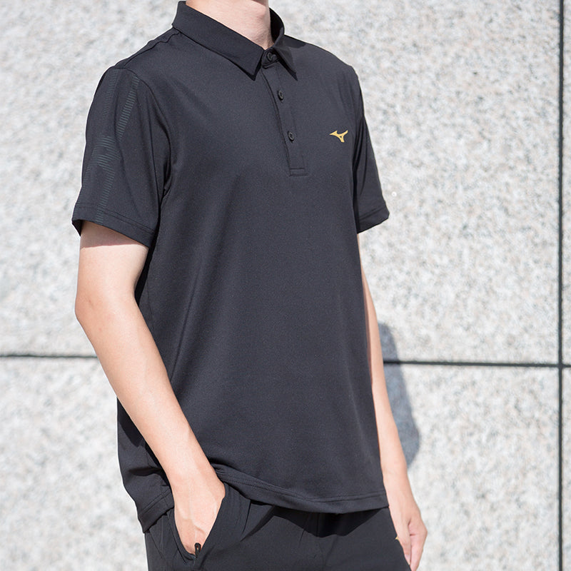 Mizuno Quick Dry Polo Shirt 'Black' P2CC23Z5
