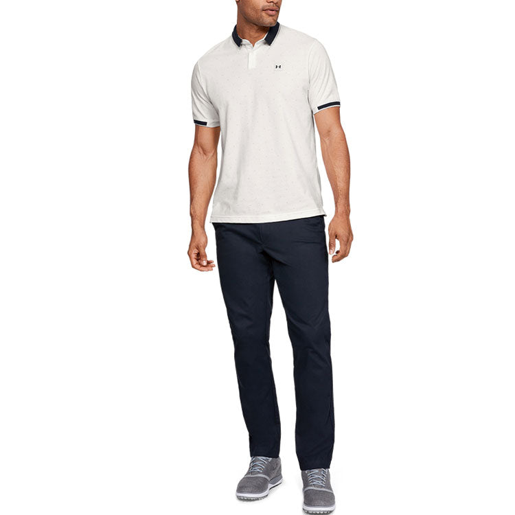 Under Armour Ace Novelty Polo Shirt 'White Black' 1345621-112