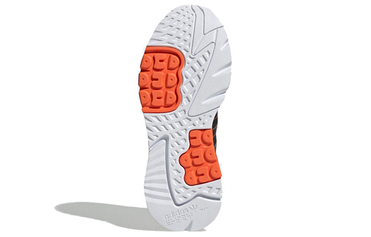 adidas originals Nite Jogger 'Cloud White/Core Black/Solar Orange' FU6842
