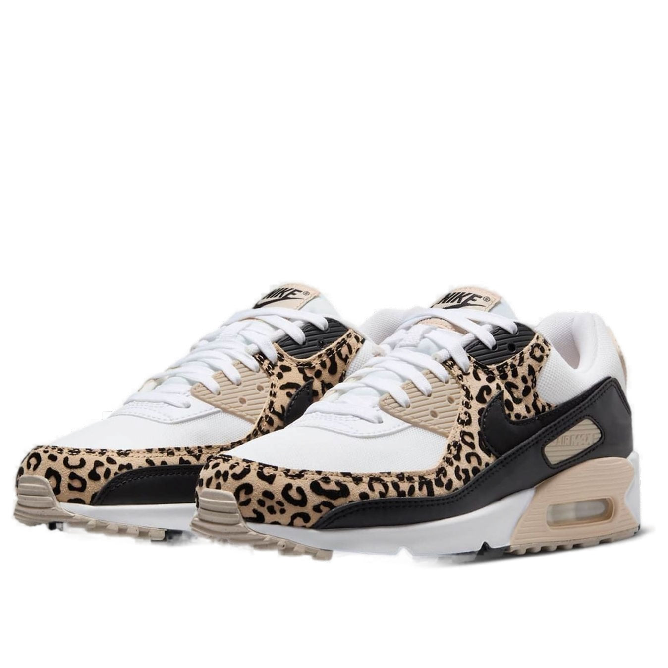 (WMNS) Nike Air Max 90 'Leopard Sanddrift Black' IF1619-100