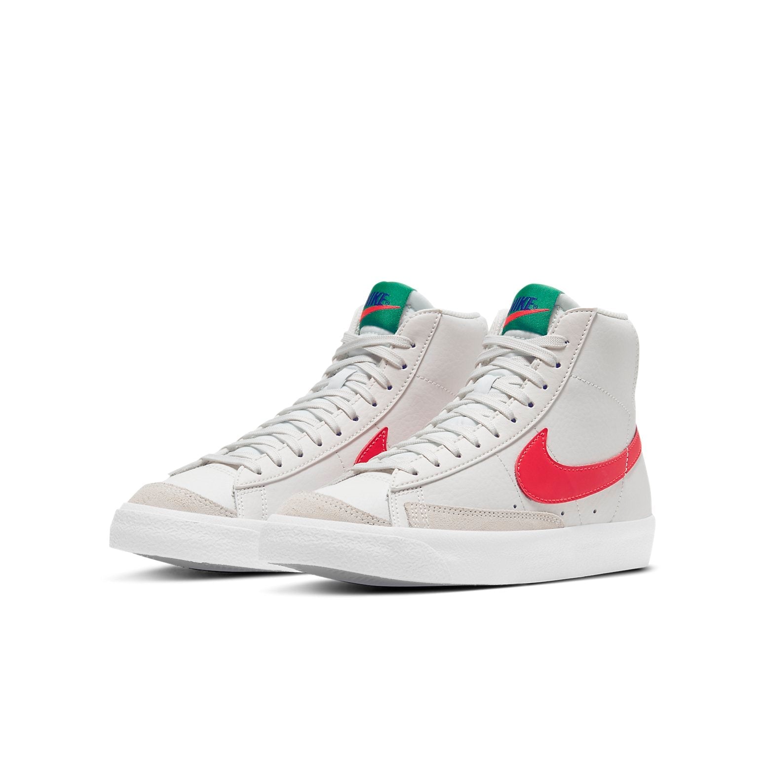(GS) Nike Blazer Mid '77 'Platinum Tint Bright Crimson' DA4086-004