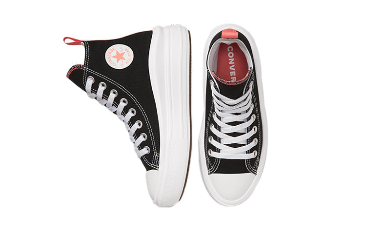 (GS) Converse Chuck Taylor All Star Move High 'Black Pink Salt' 271716C