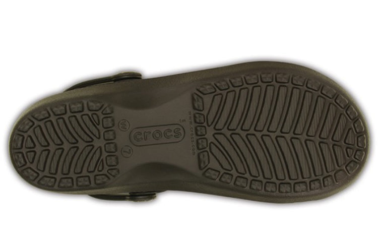 (WMNS) Crocs Classic Clog Beach Coffee Sandals 202494-206