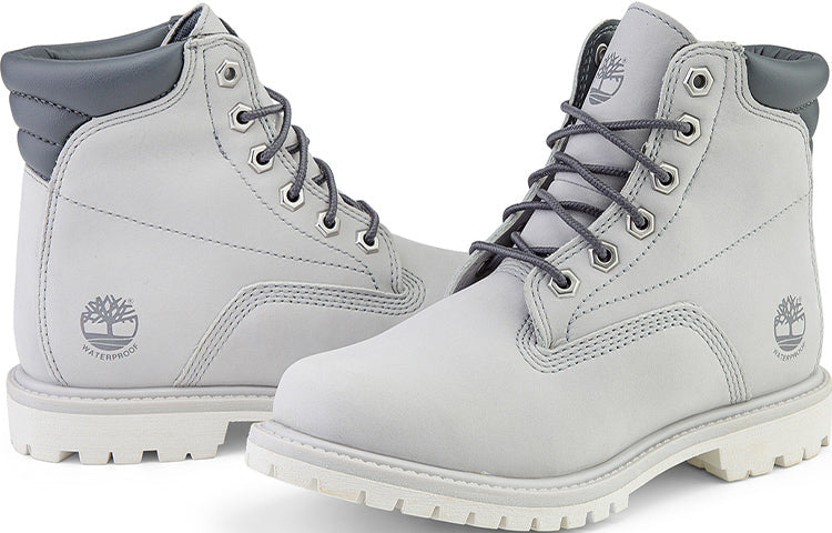 (WMNS) Timberland Waterville 6 Inch Wide Fit Waterproof Boots 'Light Grey' A2M1U