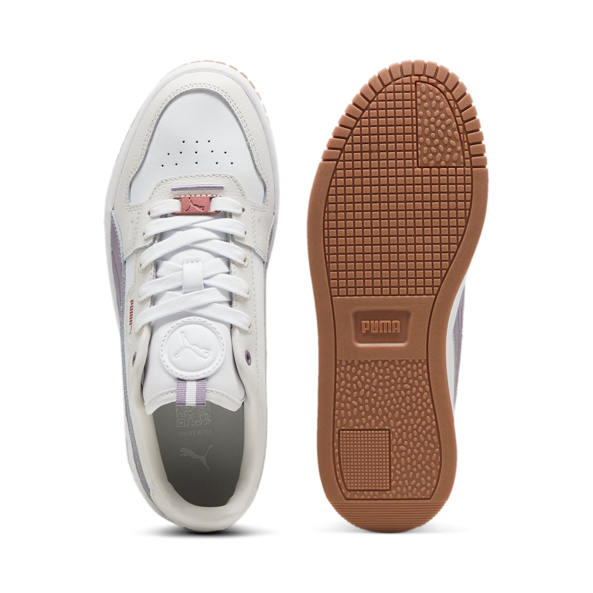 (WMNS) PUMA Carina Street Lux 'White Pale Plum Grey' 397487-06