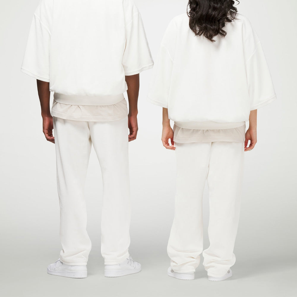 adidas Basketball Velour Pants 'White' IA3454