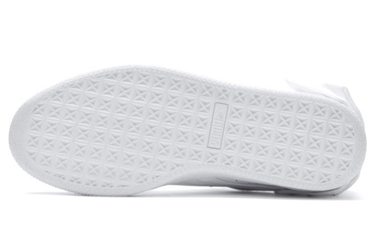 (WMNS) PUMA Basket Heart Bow Satin Sneakers 369647-03