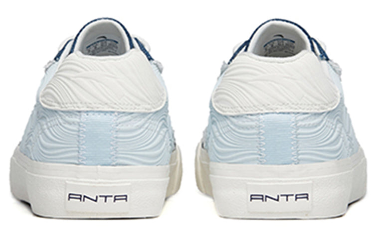 ANTA Life Series Sneakers Canvas Low 'White Blue' 112228077S-5