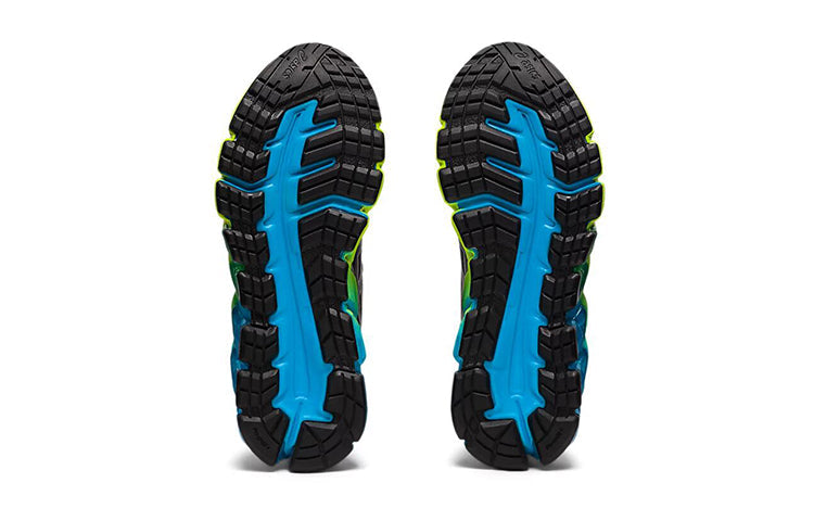 (GS) ASICS Gel Quantum 180 6 'Black Aizuri Blue' 1204A002-008