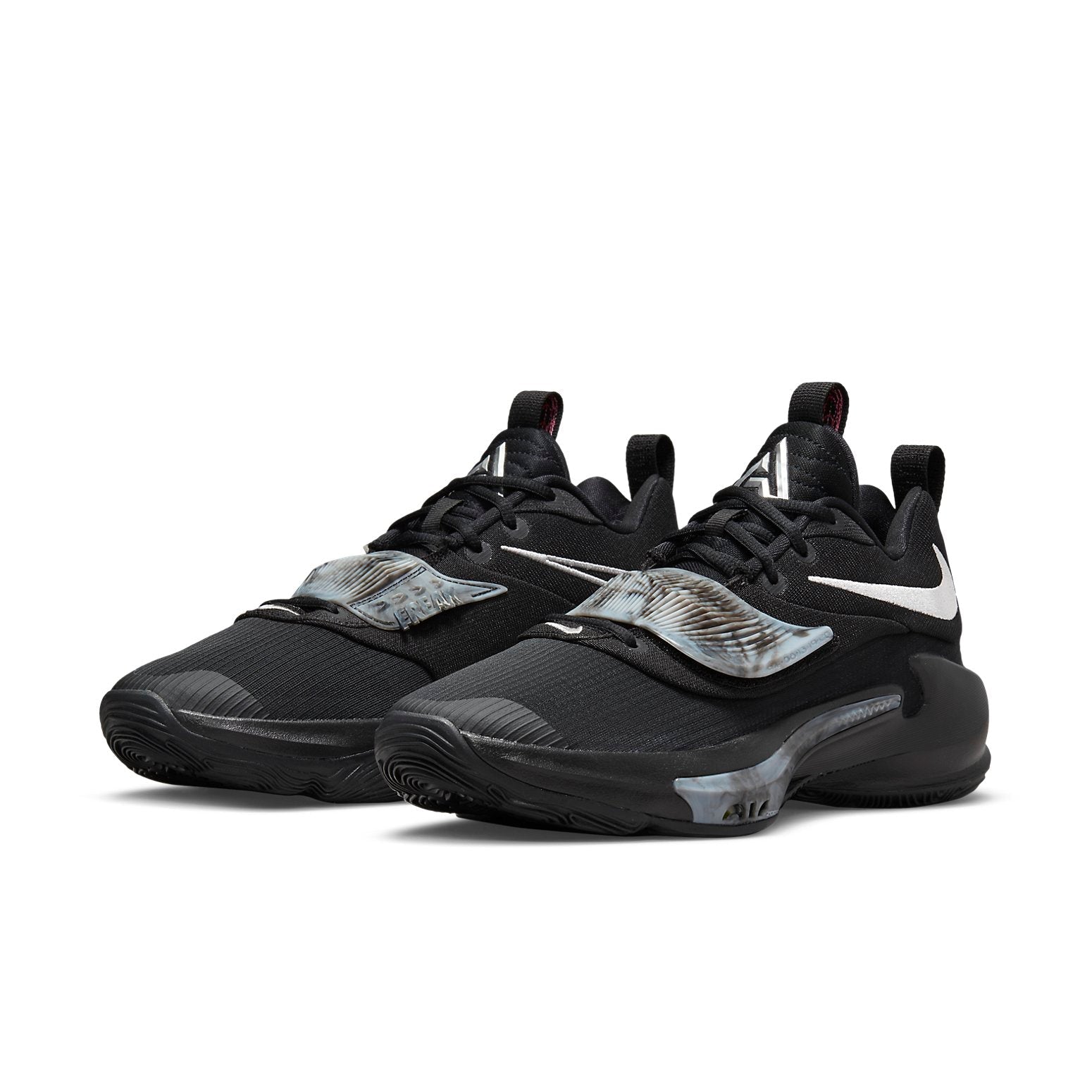 Nike Zoom Freak 3 'Black Metallic Silver' DA0694-002