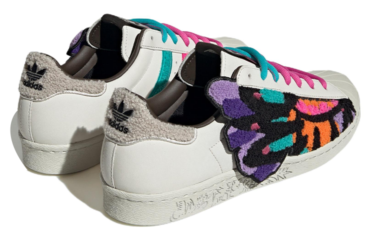 adidas originals Superstar 80s x Han Meilin 'White Black Pink' ID4386