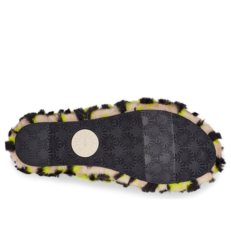 (WMNS) UGG Fluff Yeah Animalia 'Yellow Black 1127073-KLM