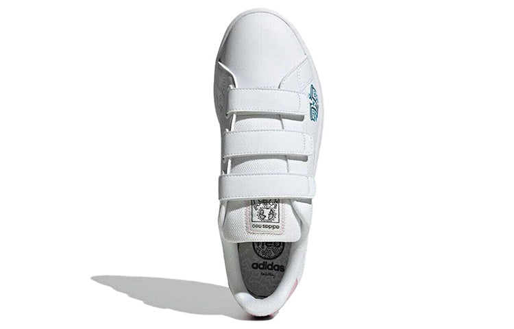 Keith Haring x adidas neo Advancourt Base 'White Blue Pink' GX3675