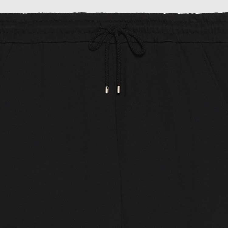 Gucci Cotton Jersey Jogging Pant With Web 'Black' 752189-XJFQV-1043