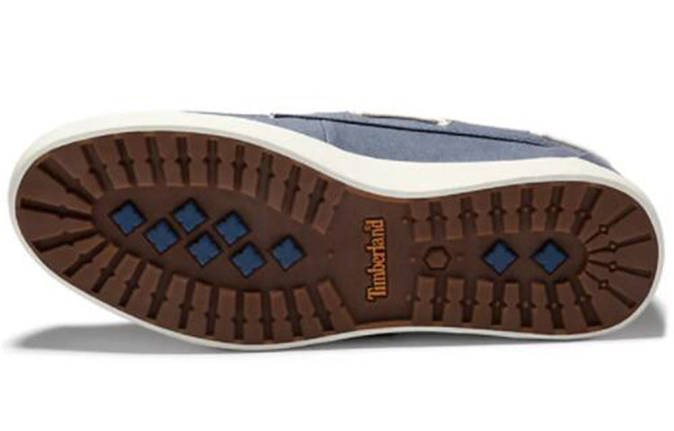 Timberland Seneca Bay Mixed Media Boat Shoes 'Navy' A1XEU432